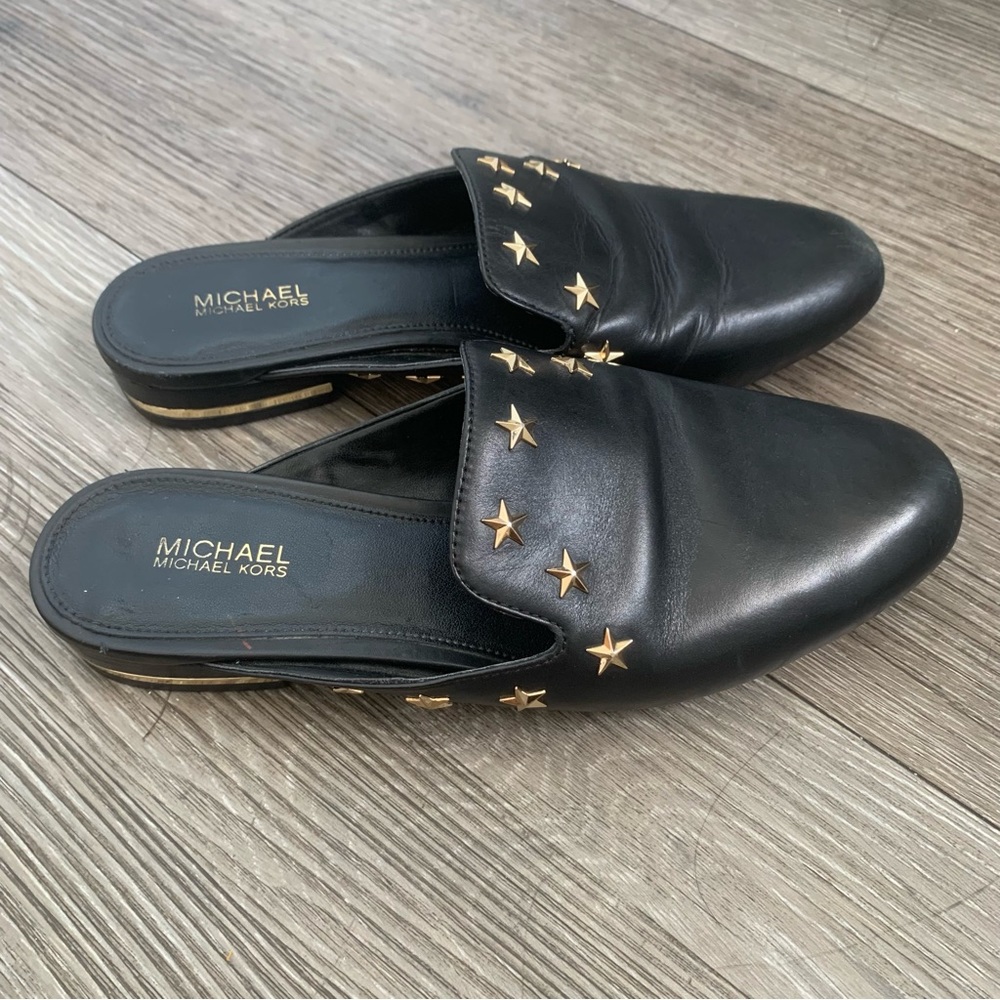 Michael Kors Natasha Star Studded Mules Size 6 - Picture 1 of 13